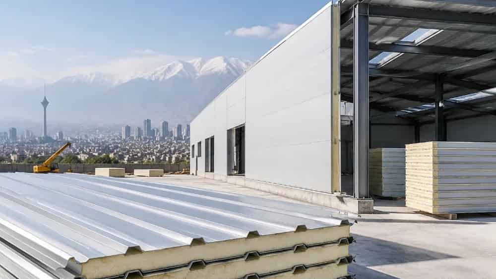 قیمت ساخت ساندویچ پانل سقفی و دیواری در تهران