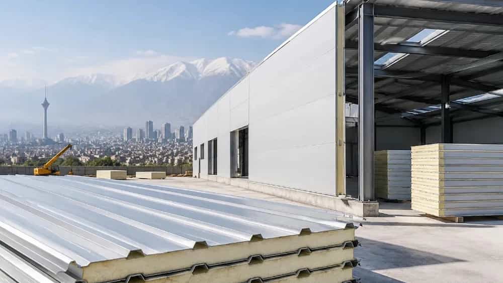 قیمت ساخت ساندویچ پانل سقفی و دیواری در تهران